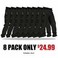 Black-8 PACK ONLY $29